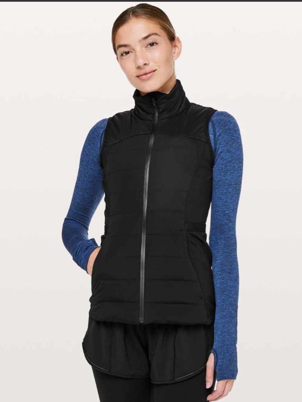 Lululemon Down For It All Lighweight Puffer Vest Black Athleisure Running